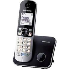 Panasonic KX-TG6811FXB, DECT-Telefon, Freisprecheinrichtung, 120 Eintragungen, Anrufer-Identifikation, Schwarz