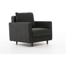 Fauteuil Eva Antraciet