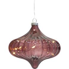 Sirius Rød Dekorationer Sirius Dina Glasornament, 5 Dekorationsfigur