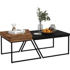 Homcom Set of 2 Coffee Table
