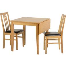 SECONIQUE Vienna 2 Drop Leaf Dining Set 5pcs