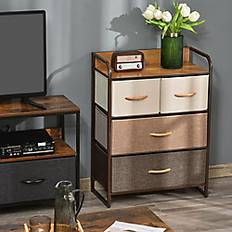Chest of Drawers Homcom With Chest of Drawer