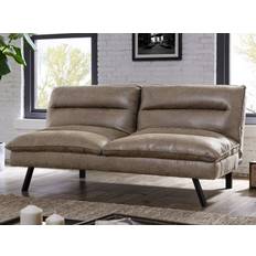 GRS Detail Air Leather Bed Padded 3 Sofa