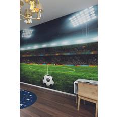 Tiles Origin Murals Football Stadium Green Matt Smooth Paste The Wall Mural 350Cm Wide X 280Cm High