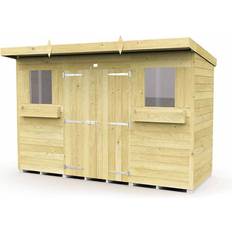 Outbuildings Farm 10Ft X 4Ft Pent Summer Shed (Building Area )