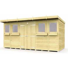 Farm 14Ft X 6Ft Pent Summer Shed