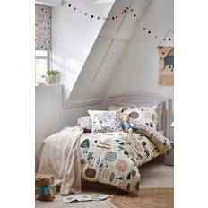 Peter Rabbit Scandi Woods Single Duvet Cover White