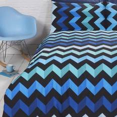 Hemtextil Rapport Three D Bright Set Duvet Cover Blue