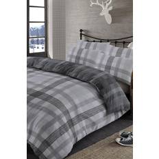 Dreamscene Single Boston Boston Duvet Cover Grey