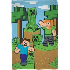 Minecraft Fleece 100x150 cm Tæppe