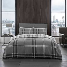 Gaveno Cavailia Bardsley Check Duvet Cover Grey