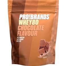 ProBrands Proteinpulver ProBrands Whey 80 Powder Chocolate 500g