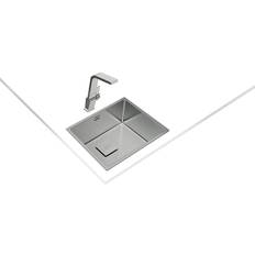 Gris Fregaderos de cocina Teka Flex Linea RS15 5040 Inox 115000012