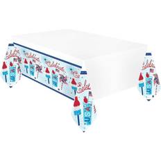 Table Cloths Amscan Celebrate USA Plastic Printed Party Table Cover