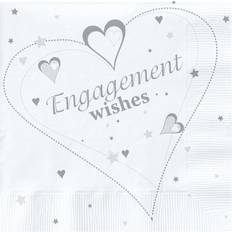 B&Q 3 Ply Engagement Napkins Pack of 20