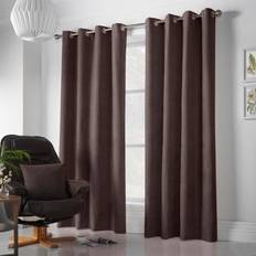 Brown Curtains Alan Symonds Velvet Chenille X