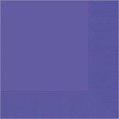 Serviettes en papier vente Amscan 2 Ply Napkins (Pack of 16) Violet