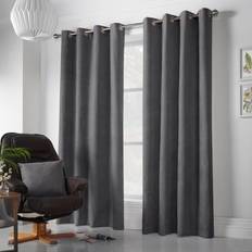 Curtains & Accessories Alan Symonds Velvet Chenille Eyelet Ring Top