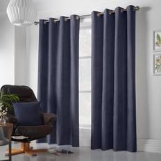 Curtains & Accessories Alan Symonds Velvet Chenille Eyelet Ring Top
