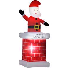 Homcom Inflatable Santa Claus Decoración 210cm