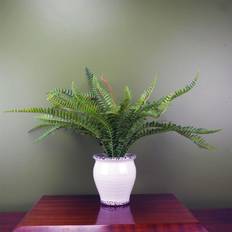 Interior Details Leaf 40Cm Bushy Fern Potted Artificial Plant