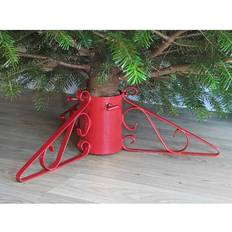 Red Christmas Tree Stands Garden Pride Scrolled Christmas Tree Stand