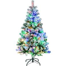 Interior Details Homcom 4.5ft Artificial Flocked with Snow Branches Christmas Tree