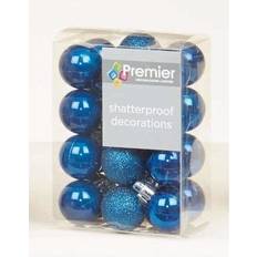 Premier Decorations Limited Mini Deep Baubles Christmas Tree Ornament