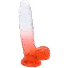 Kiotos Dildo realistisch transparent und farbig 25cm