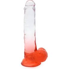 Red Dildos Kiotos Dildo realistisch transparent und farbig 22,5cm II