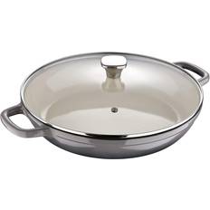 Masterpro Enamel Cast Iron Shallow with lid