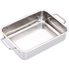 Masterclass 6.5cm Stainless Steel Heavy Duty Deep Roasting Pan