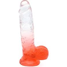 Rojo Consoladores Kiotos Dildo realistisch transparent und farbig 18,5cm II