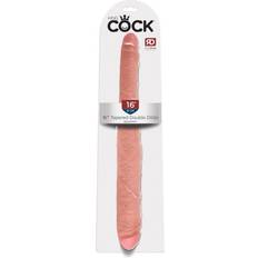 Sexleksaker King Cock 16 Tapered Naturtrogen Dubbel Dildo 41 cm