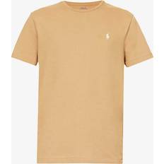 Polo Ralph Lauren Gula Överdelar Polo Ralph Lauren – Brun t-shirt med avsmalnande passform och ikonlogga-Brown