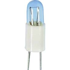 TRU Components 1590314 Subminiatur Gluehlampe 5V 0.3W Bi-Pin 2.54mm Klar, 3 Stück