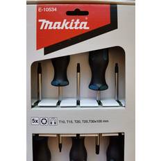 Bitsskrutrekkere Makita E-10534 Skrutrekkersett Torx, 5 Bitsskrutrekker