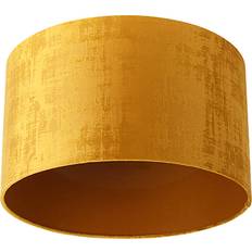 QAZQA Inomhusbelysning Lampdelar QAZQA Velour guld 35/35/20 Lampskärm