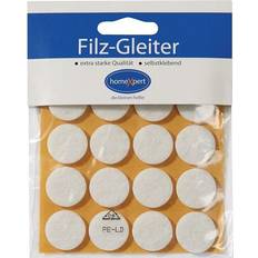 Systèmes de Stockage L&S Filzgleiter 17 mm Filz Weiß Selbstkl Système de Stockage