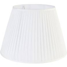 Pièces de Lampe QAZQA Abat-jour Plissé Blanc 45/30 cm Store