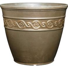 Pots, Plants & Cultivation Corinthian Resin Flower Pot Planter Bronze