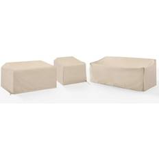 Crosley Furniture Waterproof 3-Piece Cover Set Tan