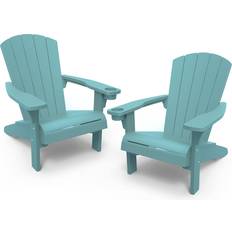 Keter Garden Chairs Keter 2 Pack Alpine Adirondack