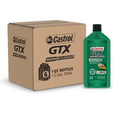 Motor Oils Castrol 15B6E6-6PK 06148 GTX High Mileage 5W-20 Blend Motor Oil