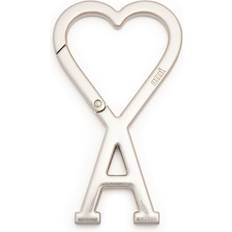 Portachiavi Portafogli e Portachiavi Ami Paris De Coeur Hook Keyring Silver OS