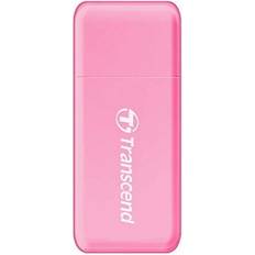 Transcend USB 3.1 SDHC/SDXC/ microSDHC/SDXC Card Reader, TS-RDF5R Pink