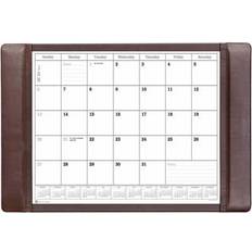 Ergonomic Office Supplies Brown Leather Desk Pad 2021 Calendar