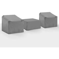 Crosley Furniture Waterproof 3-Piece Cover Set Gray