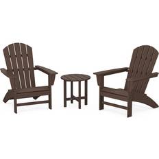 Patio Furniture Polywood Nautical Adirondack Outdoor Lounge Set