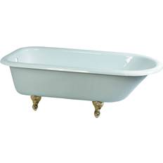 Acrylic Built-In Bathtubs Kingston Brass Aqua Eden NHVCTND673123T2 66-Inch Top